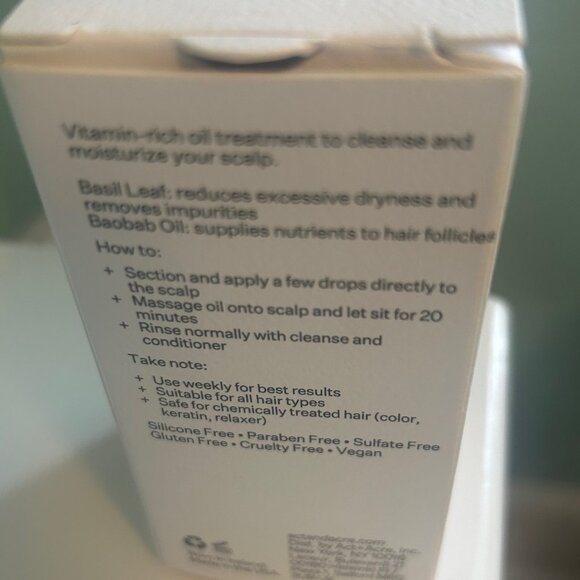 Act+Acre Cold Processed Scalp Detox Oil New in Box! - Picture 7 of 10